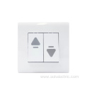 6A250V Curtain Switch electrical switch 86x86mm switches